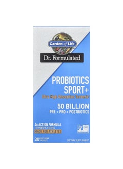 Garden of Life Garden of Life, Probiotics Sport+, 50 Billion, 30 Vegetarian Capsules  - Image 1