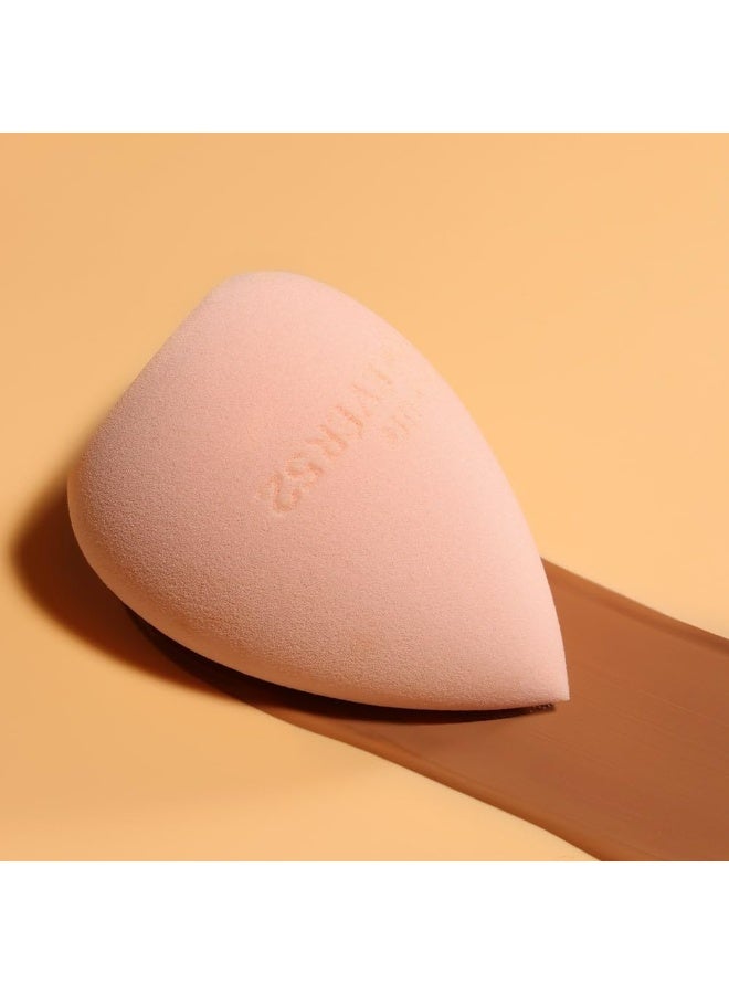 Daily Life Forever52 A Skin-Like Blend Hybrid Sponge | Dual-Action Beauty Blender with Precision Tip & Rounded Base | Flawless Application for Liquid, Cream & Powder | Latex-Free & Reusable - Image 2