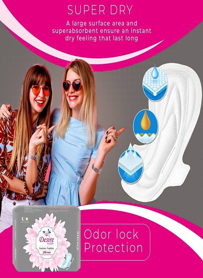 Glider Ultra Thin, Heavy Absorbency, Unscented Sanitary Pads For Women With Wings, 30 Pads (Pack of 2 (60 Count)) - Image 5