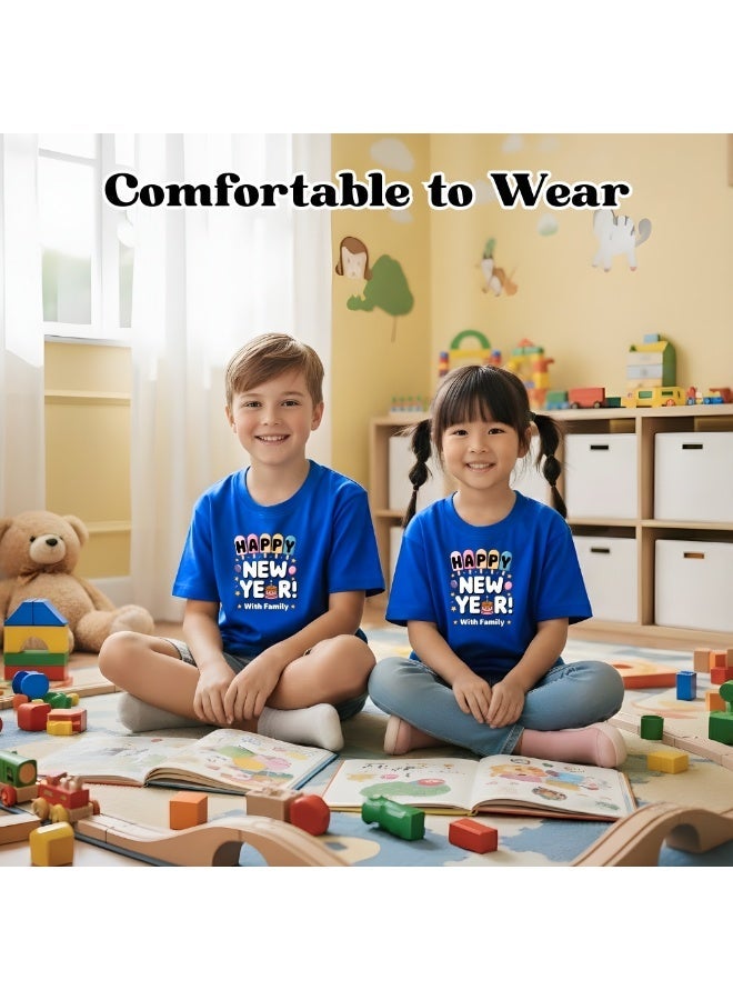 PRINTSHOP4ME New Year Matching Family T-Shirt Set For Men Women Kids | Holiday Celebration Outfits For Parties,Photoshoots,Home Gatherings And Countdown Events - Image 5