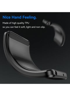 HuHa Case Cover For Nokia X30 Brushed Texture Carbon Fiber TPU Phone Case Black  - Image 4