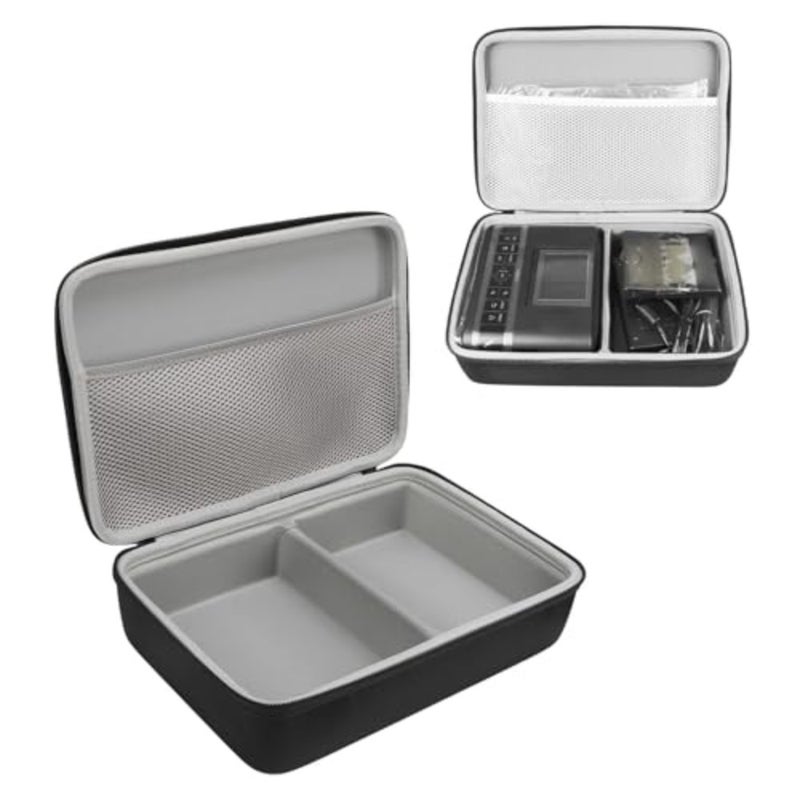 Selphy CP1500 CP1300 CP1200 Photo Printer Waterproof Shockproof Hard Case, Portable Storage Bag with Hand Strap for, Color Ink, Paper, for Business Trips Black - Image 1