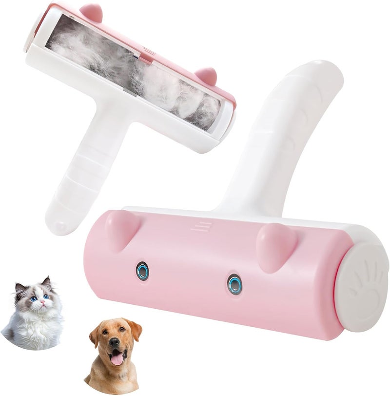 KASTWAVE Reusable Portable Pet Hair Remover Roller - Washable Lint Roller Brush for Dog & Cat Hair Removal on Furniture, Clothing, Car Seats, Upholstery – Multi-Surface Fur Cleaner - Image 1