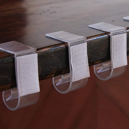 NAVADEAL Table Skirting Clips Tablecloth Clips for Table 1 1/2" - 2" with Hook | Pack of 24 | Great for Wedding Home Meeting Party Picnic Patio Banquet Indoor Outdoor Events - Image 5