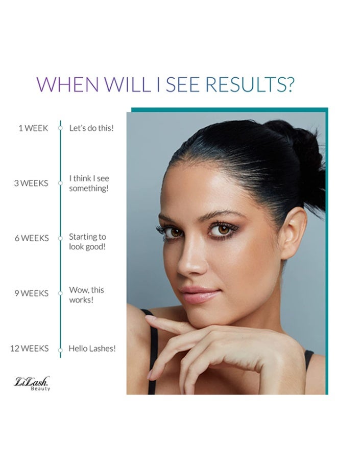 LiLash Purified Eyelash Physician-Formulated Serum for Fuller & Longer Looking Eyelashes Natural Eyelash Enhancer Safe for Sensitive Eyes and Contact Lens Wearer 3-Months Supply, 2ml - Image 2