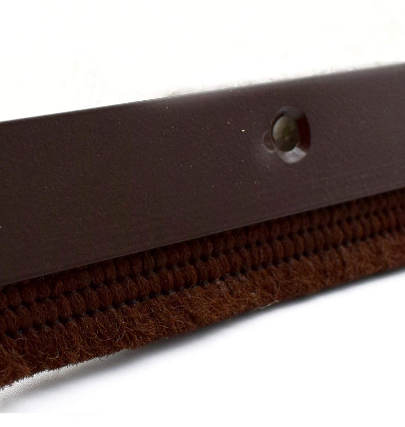 RAB Vinyl Door Seal Bottom Brush Dust Stopper Strip for Home Plate with Nylon Brush - Brown (4 fit, Brown) (Pack of 2 PCS) - Image 3