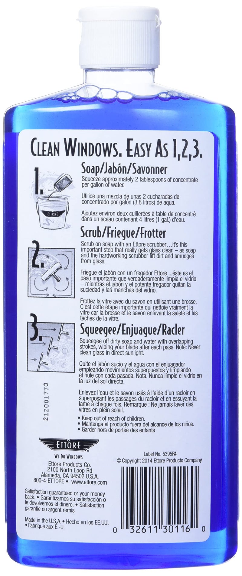 Ettore 30116 Squeegee-Off Window Cleaning Soap  16-Ounces - Image 2