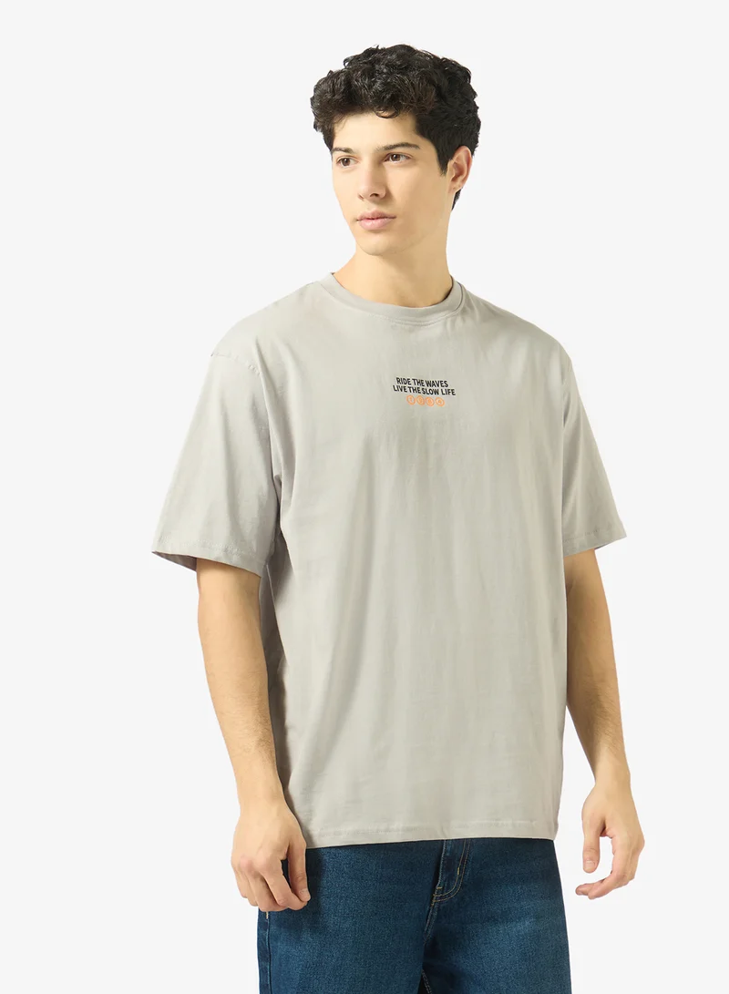 Ripples Mens Drop Shoulder T-shirt