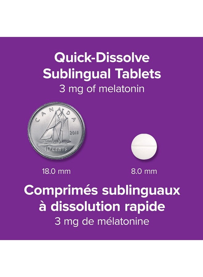 Webber naturals Webber Naturals Melatonin 3 mg Quick Dissolve, 90 Sublingual Tablets - Image 5