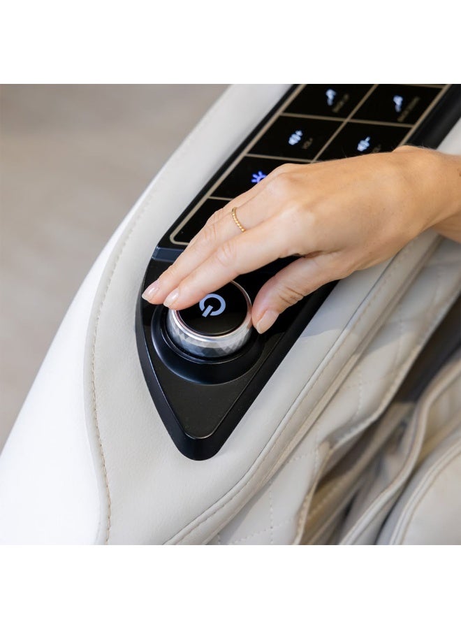 ROTAI AI Massage Chair with 4D Dual Rollers |Full Body Massage Chair| Heat Therapy|SL Track|AI Body Scan|Zero Gravity|Calf & Foot Reflexology|WirelessCharging|Bluetooth |10-Year Warranty (BEIGE) - Image 4