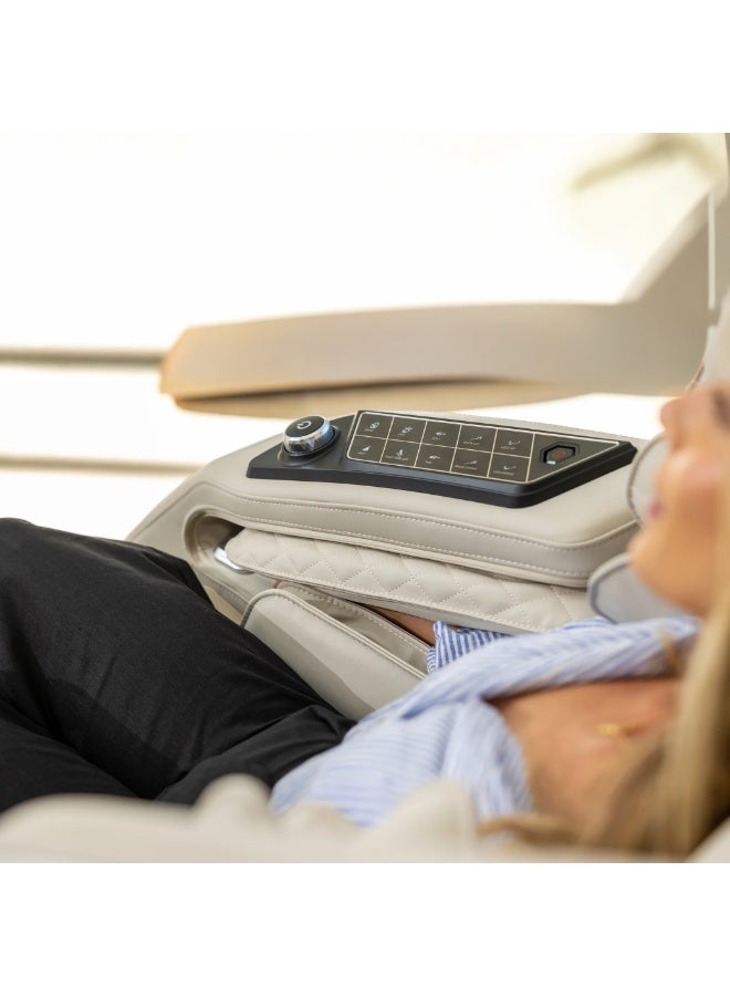 ROTAI AI Massage Chair with 4D Dual Rollers |Full Body Massage Chair| Heat Therapy|SL Track|AI Body Scan|Zero Gravity|Calf & Foot Reflexology|WirelessCharging|Bluetooth |10-Year Warranty (BEIGE) - Image 2