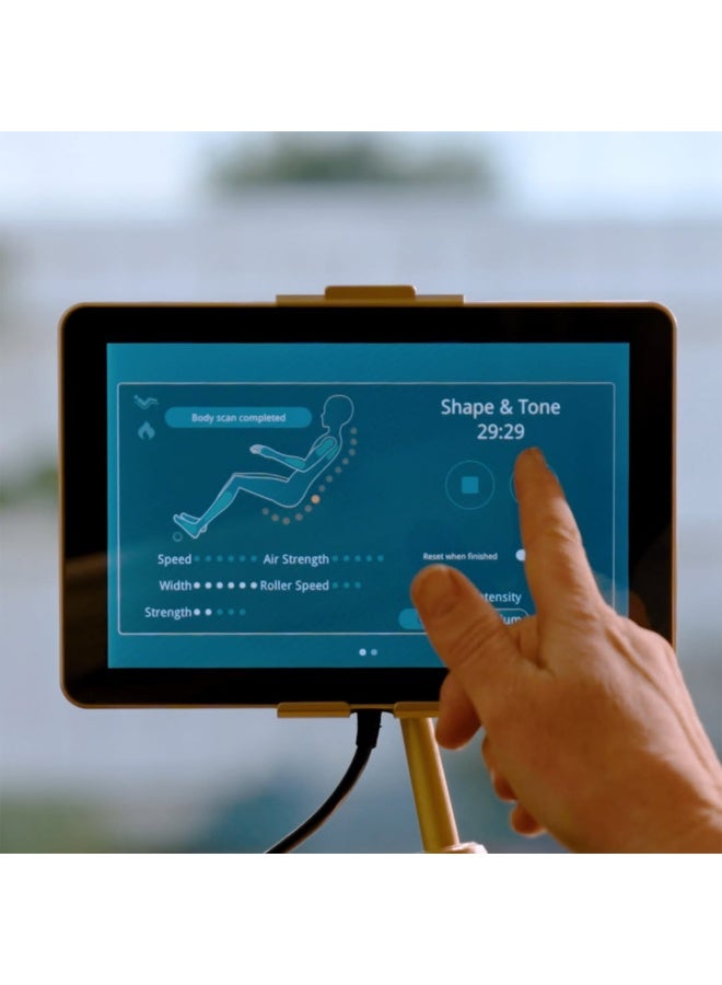 ROTAI AI Massage Chair with 4D Dual Rollers |Full Body Massage Chair| Heat Therapy|SL Track|AI Body Scan|Zero Gravity|Calf & Foot Reflexology|WirelessCharging|Bluetooth |10-Year Warranty (BEIGE) - Image 3