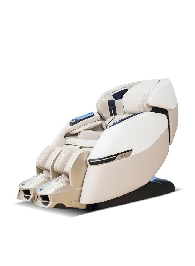 ROTAI AI Massage Chair with 4D Dual Rollers |Full Body Massage Chair| Heat Therapy|SL Track|AI Body Scan|Zero Gravity|Calf & Foot Reflexology|WirelessCharging|Bluetooth |10-Year Warranty (BEIGE) - Image 1