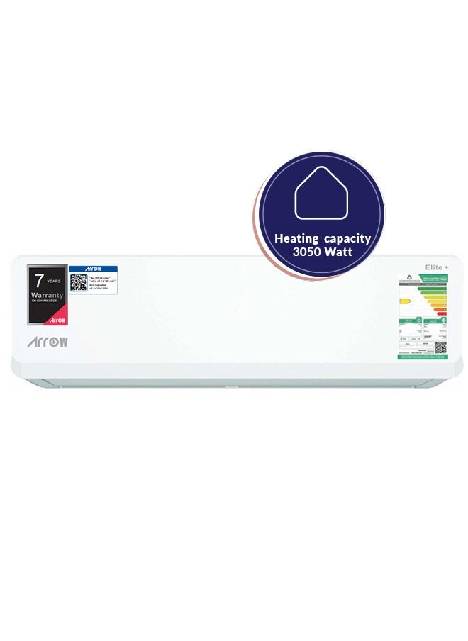 Arrow - 12,600 BTU Split AC, Cooling & Heating, With Remote Control, 3,050 BTU Heating Capacity, Double Layer Air Louver, Auto Cleaner, 4D Airflow, Sleep Mode | Model Name: RO-12SCD-H - Image 1