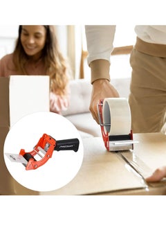 Prosun PROSUN Fast Reload Tape Dispenser for Packing and Sealing, with Cutter, Orange  - Image 1