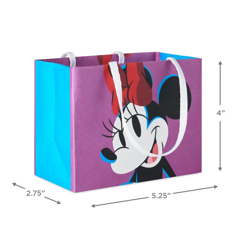 Hallmark Disney 4" Mini Gift Bags (18 Bags: Mickey, Minnie, Goofy, Pluto) for Party Favors, Gift Cards, Classroom Treats - Image 3
