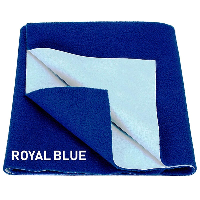 A CUBE LUXURY SOLUTIONS Waterproof Baby Bed Protector Dry Sheet for Newborn Babies Baby Water Resistant Small Size Dry Blue Sheet 50X70CM - Image 1