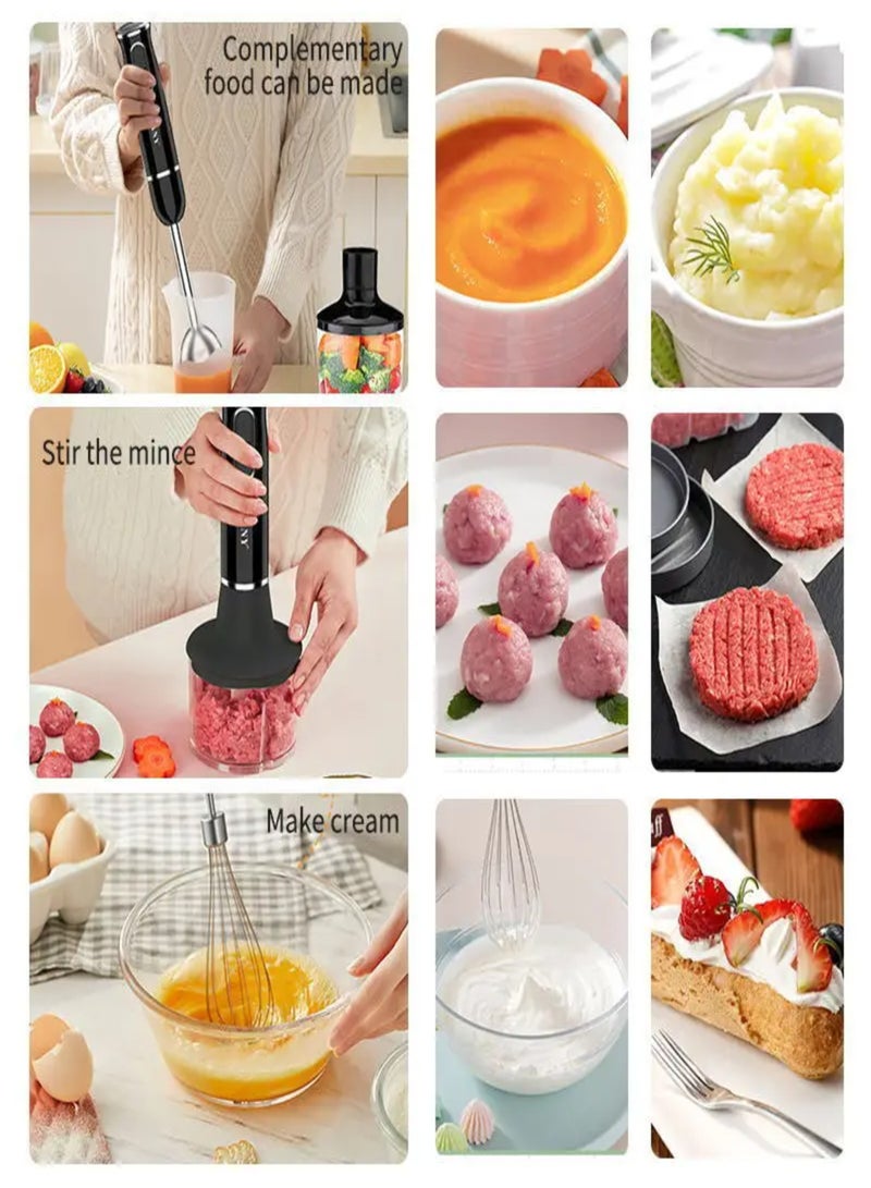 Sokany SK-1721-4 4-in-1 Multifunction Hand Blender Food Processor Electric Chopper 400W - Image 3