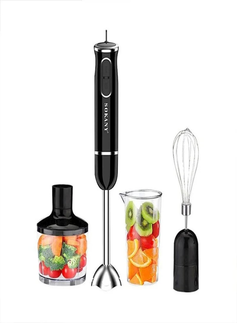 Sokany SK-1721-4 4-in-1 Multifunction Hand Blender Food Processor Electric Chopper 400W - Image 2