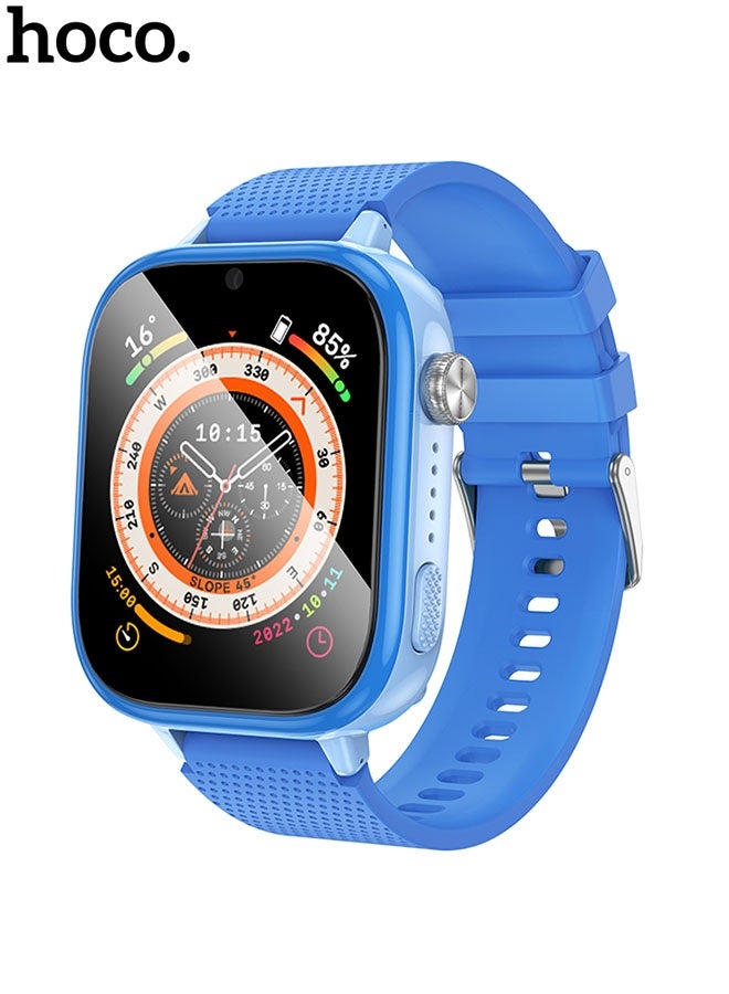 هوكو. ساعة أطفال - ساعة ذكية Hoco Y101 للأطفال - زرقاء (تدعم شبكة 4G - نظام تحديد المواقع GPS) - Image 1
