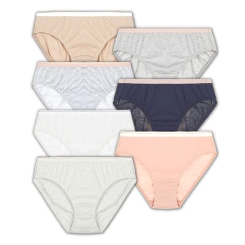 TuddyBuddy Girls Cotton Hipsters Briefs, Pack of 7 - Pastels, 15 Years-16 Years(Assorted_15 Years-16 Years) - Image 1