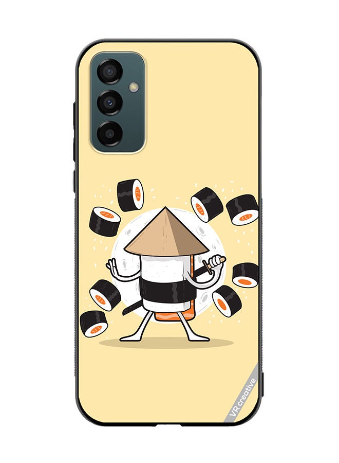 VR CREATIVE Protective Case Cover For Samsung Galaxy M23 Samurai Sushi Design Multicolour - Image 1