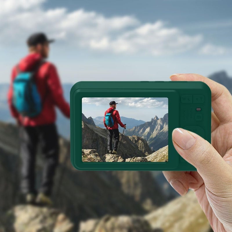 Tedubax Case for Kodak PIXPRO FZ55,FZ55 accessories,Soft Silicone Protective Case,Comes with 2 Screen Protectors and 1 Wrist Strap - Dark green - Image 4
