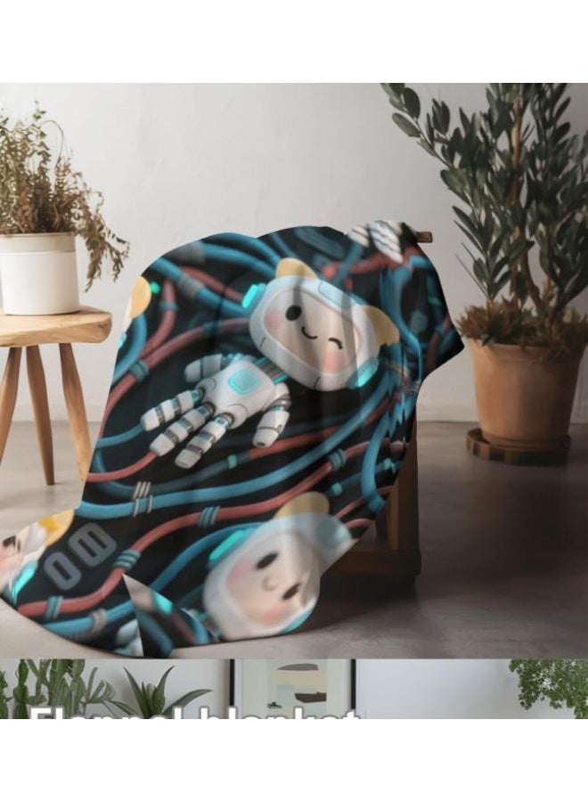 عام بطانية رقيقة من الفانيلا (حرارة ومريحة، ومناسبة للنوم واستخدام اللعبة والغبار والرمل) 150 سم * 200 سم - 658 - Image 3