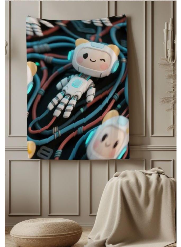 عام بطانية رقيقة من الفانيلا (حرارة ومريحة، ومناسبة للنوم واستخدام اللعبة والغبار والرمل) 150 سم * 200 سم - 658 - Image 1