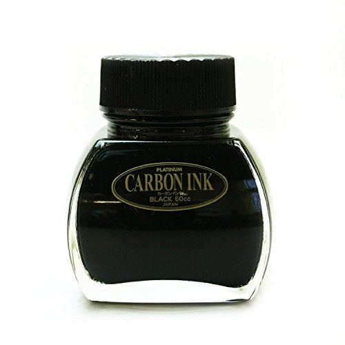 Platinum Carbon Ink Bottle 60ml Black - Image 1
