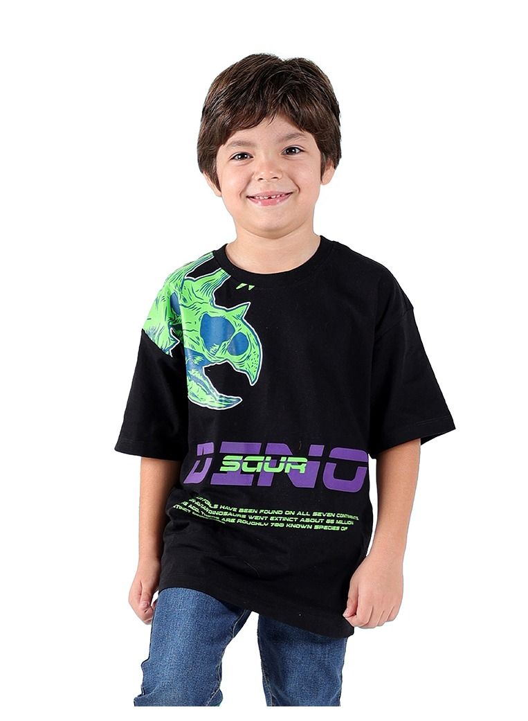 AIKO - Boys Stylish Dino Printed T-Shirt - Image 3