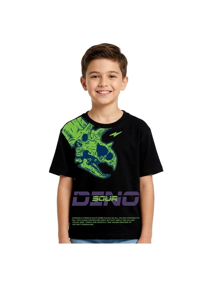 AIKO - Boys Stylish Dino Printed T-Shirt - Image 1