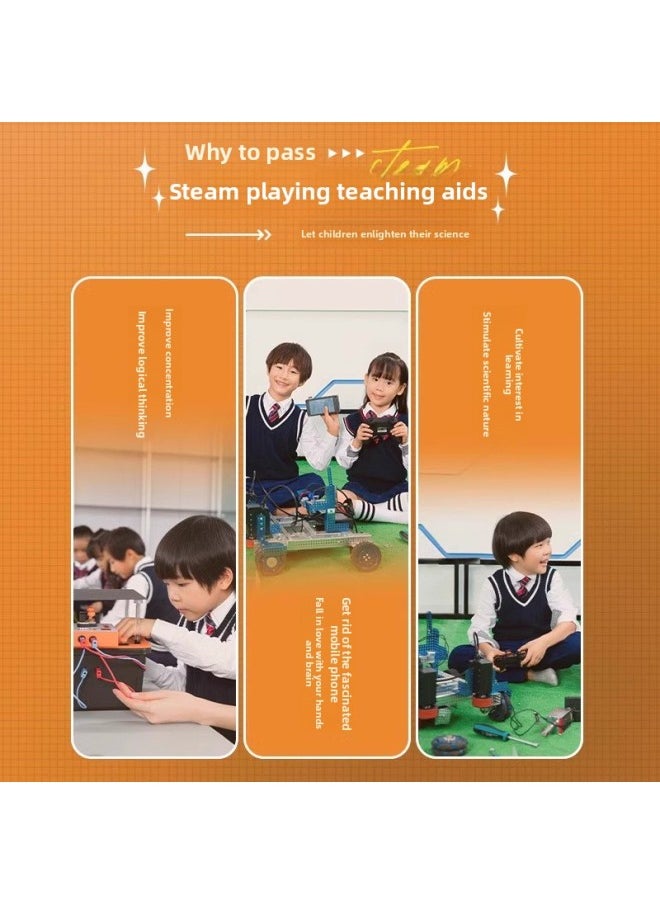 Children's Science Experiment Suit Primary School Students' Educational Toys Kindergarten DIY Handmade Science And Technology Small Production Material Package-Color:[10-piece Set Of Sea, Land And Air Experiments] Free Paint Tool Kit Ppt Teaching