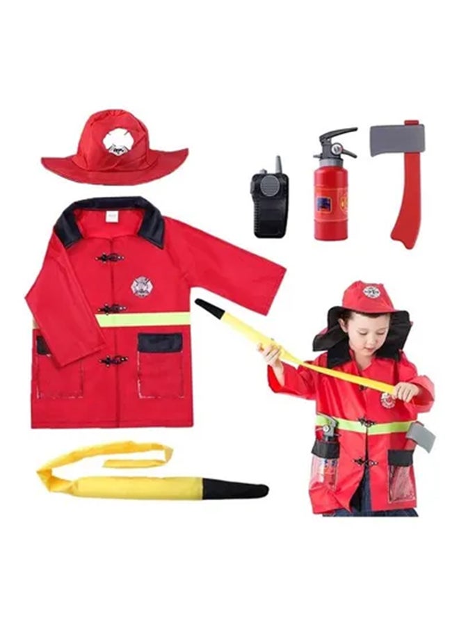 6-Piece Firemen Role Play Dress Set - Image 1