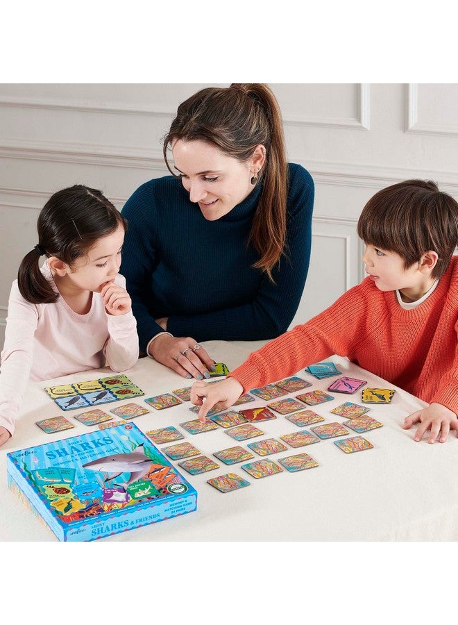 eeBoo: Memory & Matching Game: Shiny Sharks & Friends - 24 Matching Pairs, Educational Preschool Game, Kids Ages 3+, 1-4 Players - Image 5