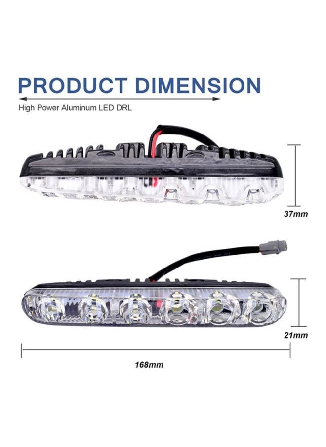 نيبمينينت مصباح القيادة النهارية 6 LED من قطعتين  - Image 2