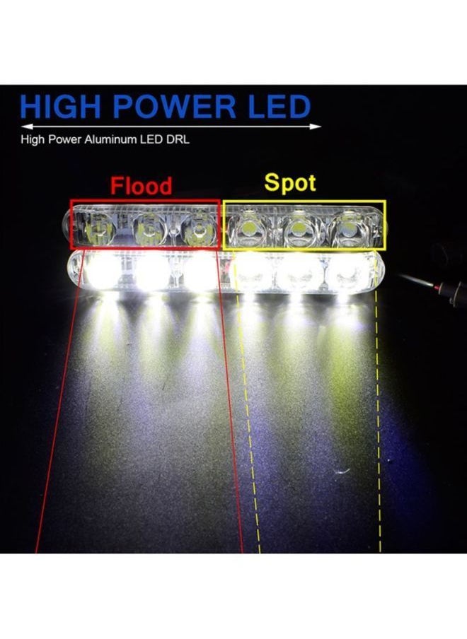 نيبمينينت مصباح القيادة النهارية 6 LED من قطعتين  - Image 5