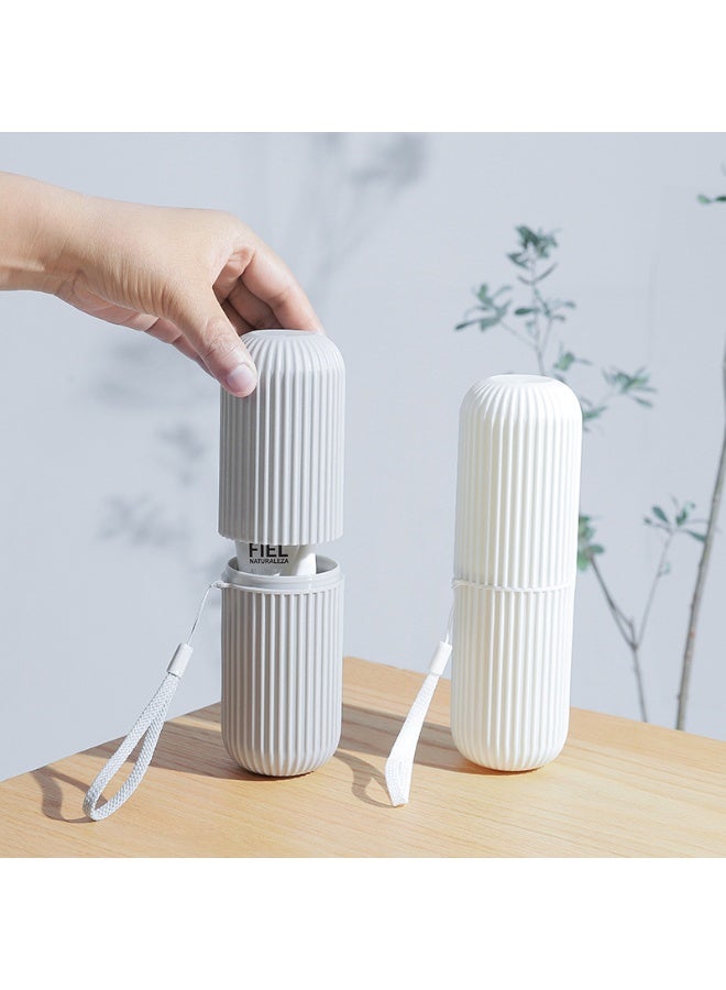 2pcs Travel Toothbrush Holder - Portable Case for Toothbrush & Toothpaste, Ideal for Travel & Camping - Image 4