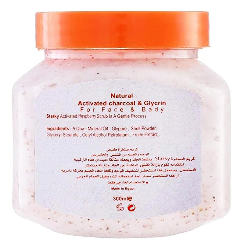 Starky Face And Body Scrub With The Benefits Of Apricot Tightening Face With Its Unique Formula That Leaves The Skin Soft And Glowing Best Gift Idea For Women Mom Girlfriend Wife 101 oz 300 ml - Image 2