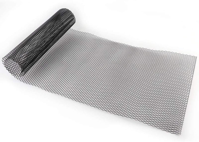 Universal Black Aluminum Car Grille Mesh for Engine Cooling Protection, Air VentilationApplicable for Any Bumper, Body Kit, Mudguard, Hood Vent, Made of Aluminium Alloy - Image 1