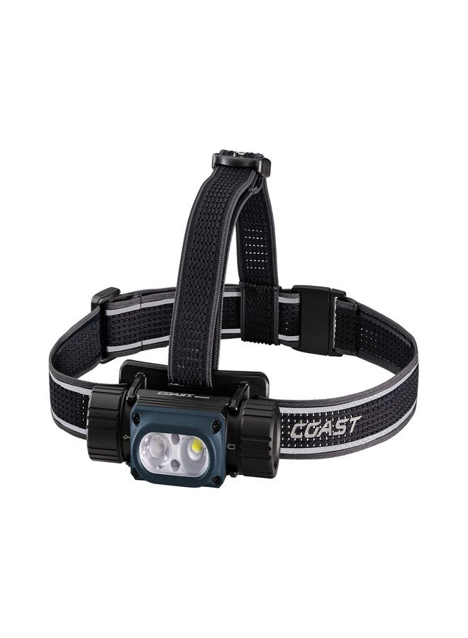 Coast WPH34R 2000 Lumen Waterproof Ultra Bright IP68 USB Rechargeable-Dual Power Headlamp, 6 Modes with Spot and Flood Beams, Blue/Black - Image 1