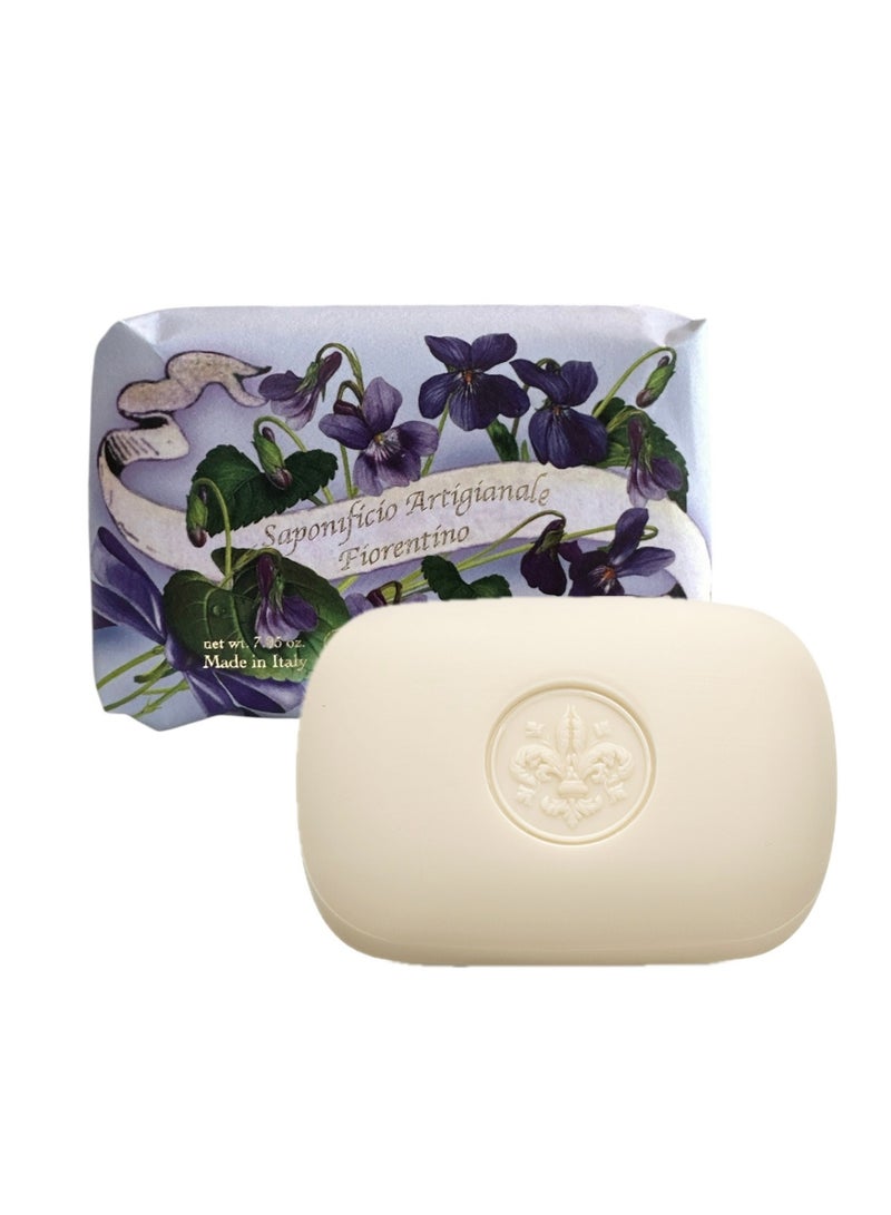 SAPONIFICIO ARTIGIANALE FIORENTINO Violet Soap (200g) - Image 1