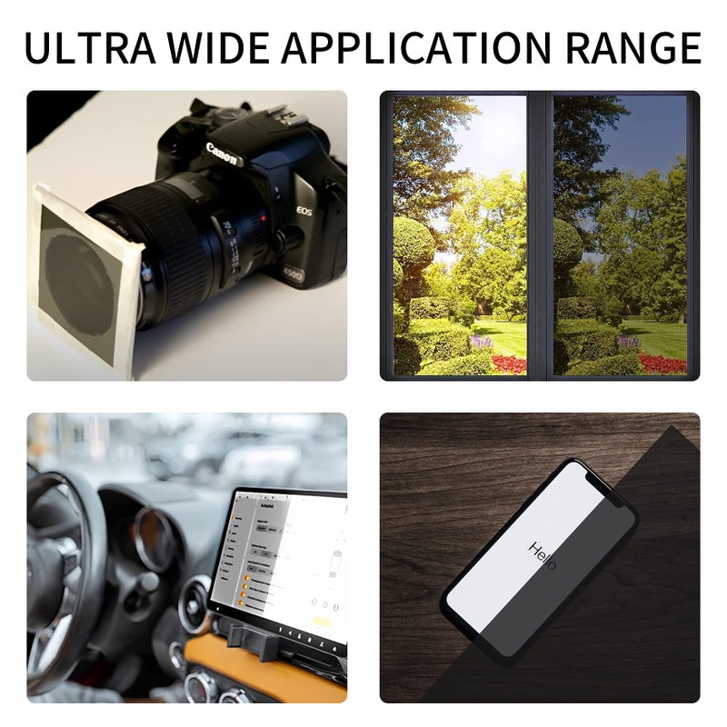 Selens 16x20 inches ND Filter Gels Lighting Neutral Density Sheet Kit, ND3,ND6,ND9 for Photo Studio Video Flashlight Led Light Photography(3pcs kit) - Image 5