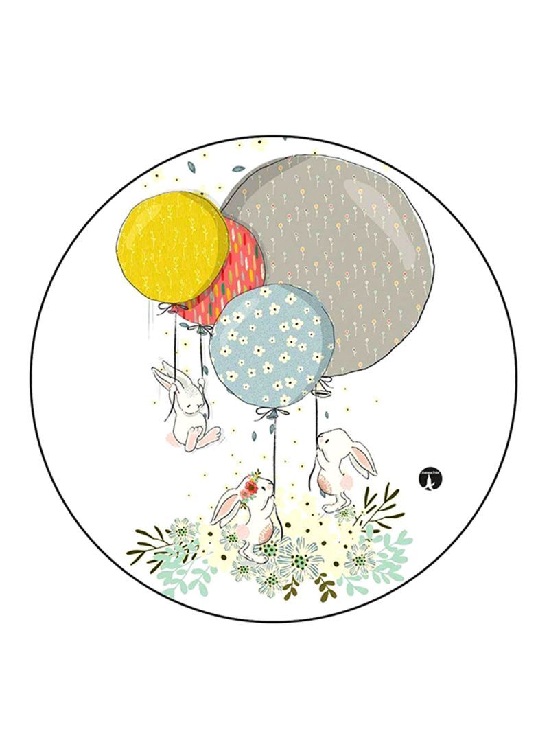 RKN Rabbits Printed Mouse Pad Multicolour