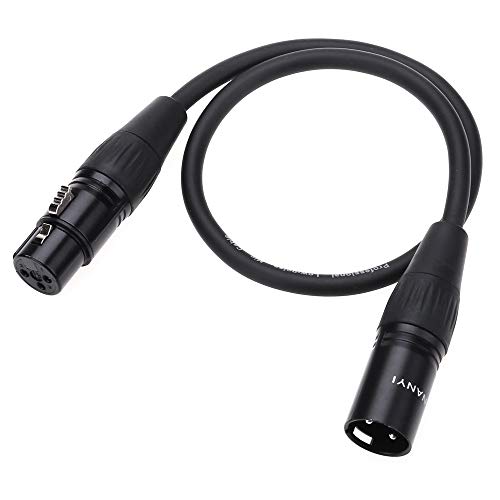 NANYI Microphone Cable XLR Female to XLR Male Patch Cables,1.6Feet - Image 2