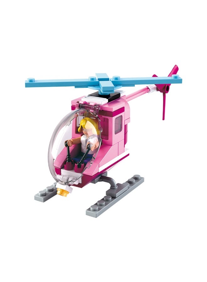 Sluban Sluban - Girl's Dream Beach Helicopter 78 Pieces - M38-B0600D  - Image 2