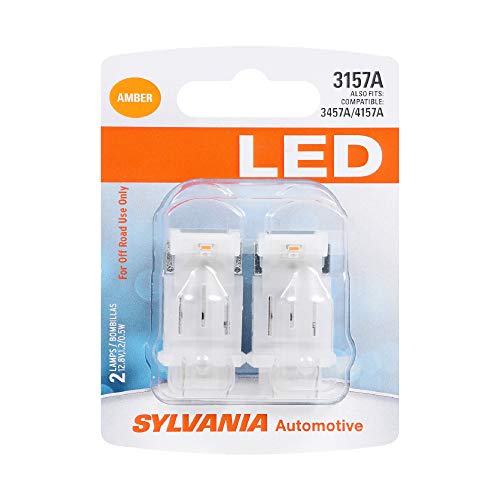Sylvania مصباح LED أمبر SYLVANIA 3157، (يحتوي على 2 مصباح) - Image 1