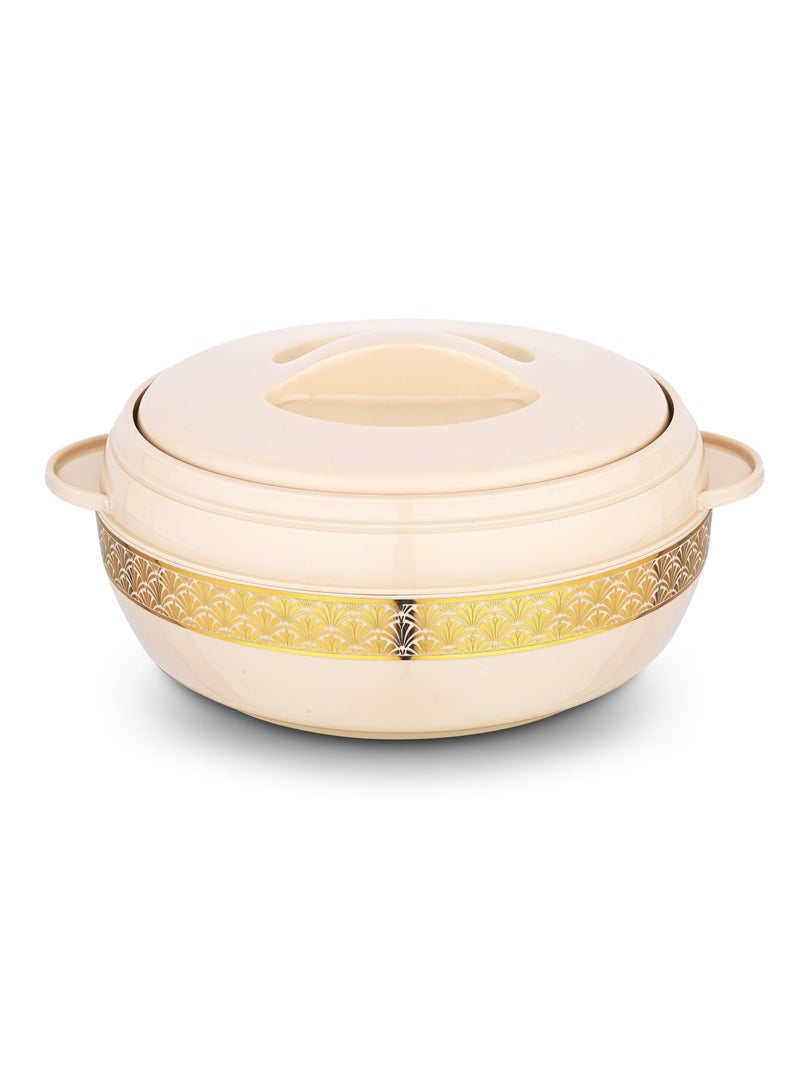 Asian Dream Stainless Steel Insulated Casserole Beige 1600ML  - Image 1