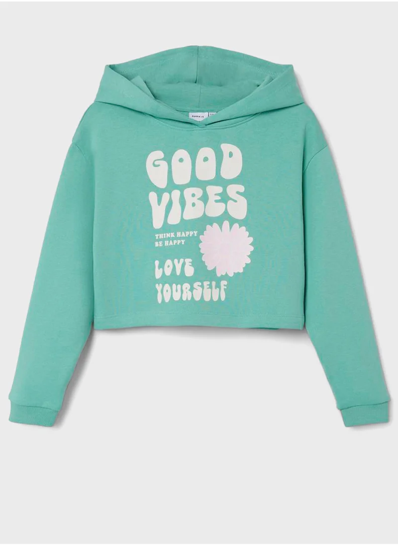 NAME IT Kids Graphic Hoodie