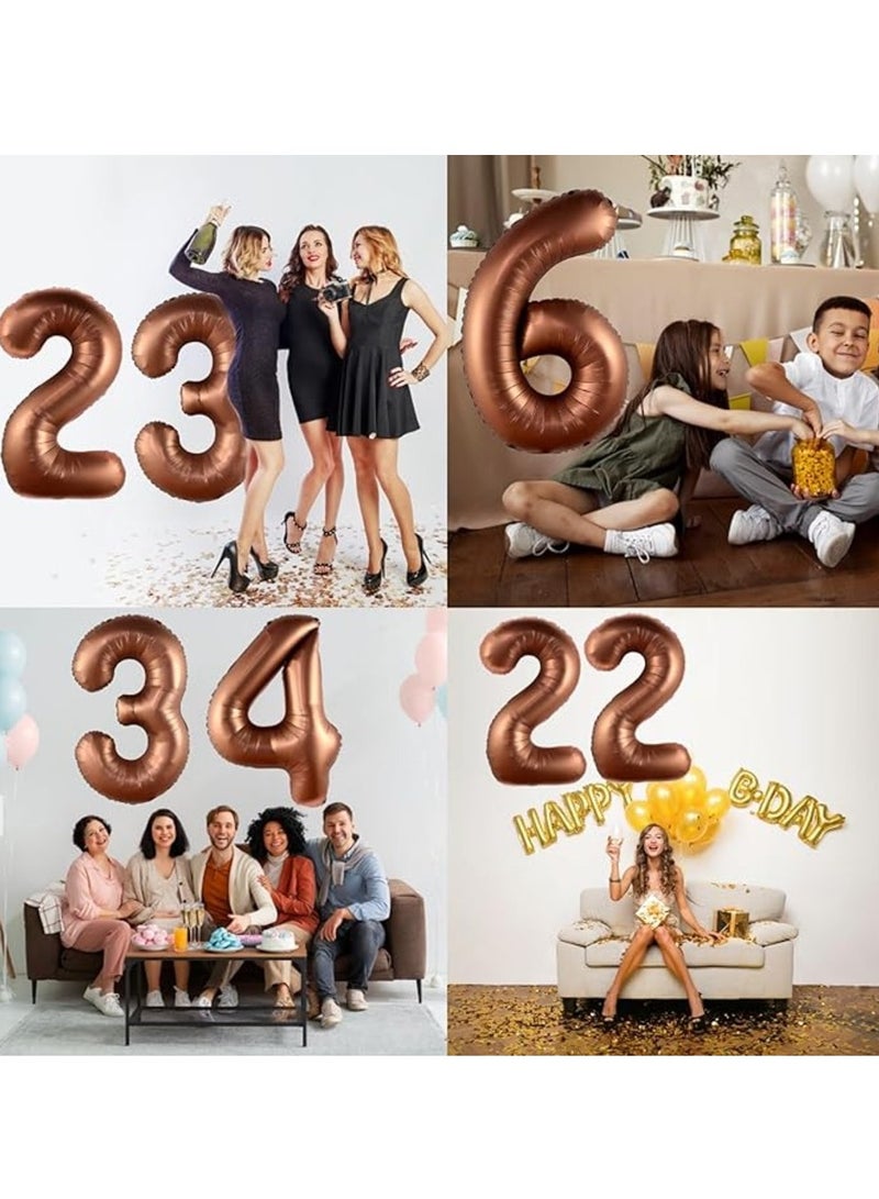 ThePartyPopper 40 Inch Coffee Number Balloon 4 - Image 3